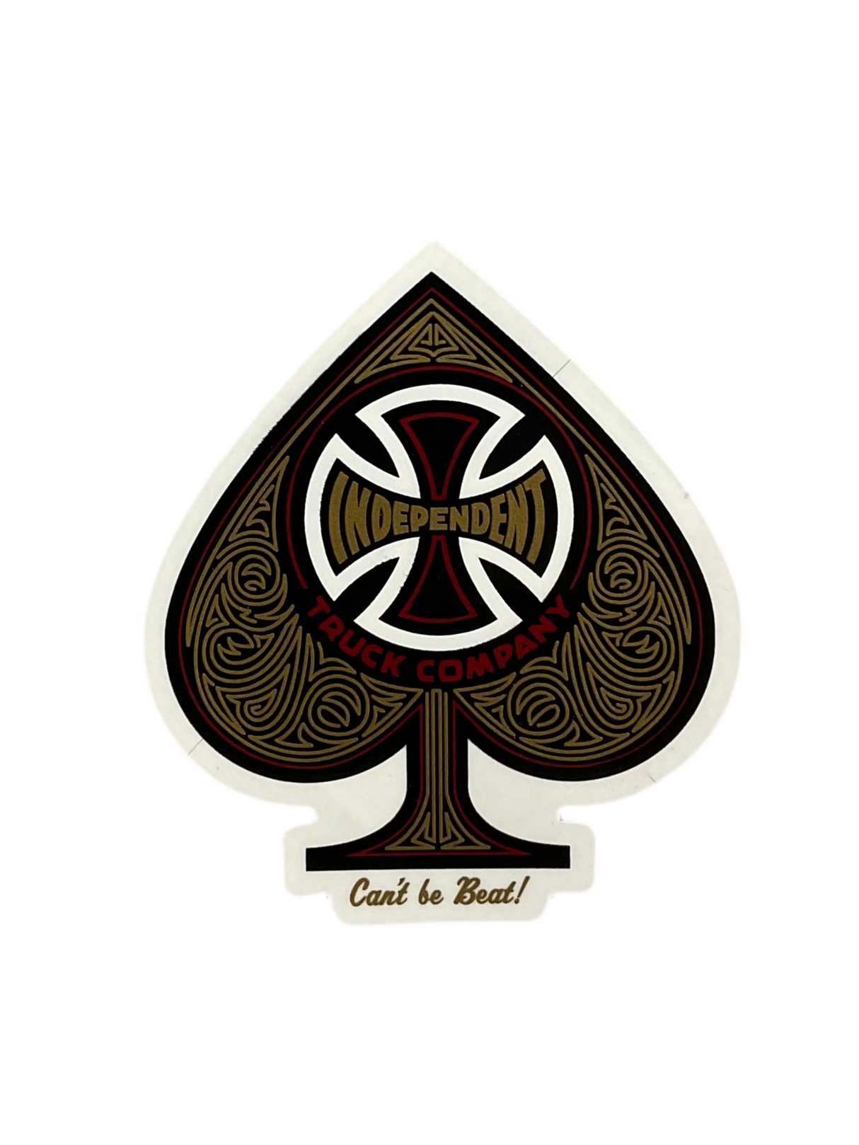 IND Sticker 3" Spade Clear