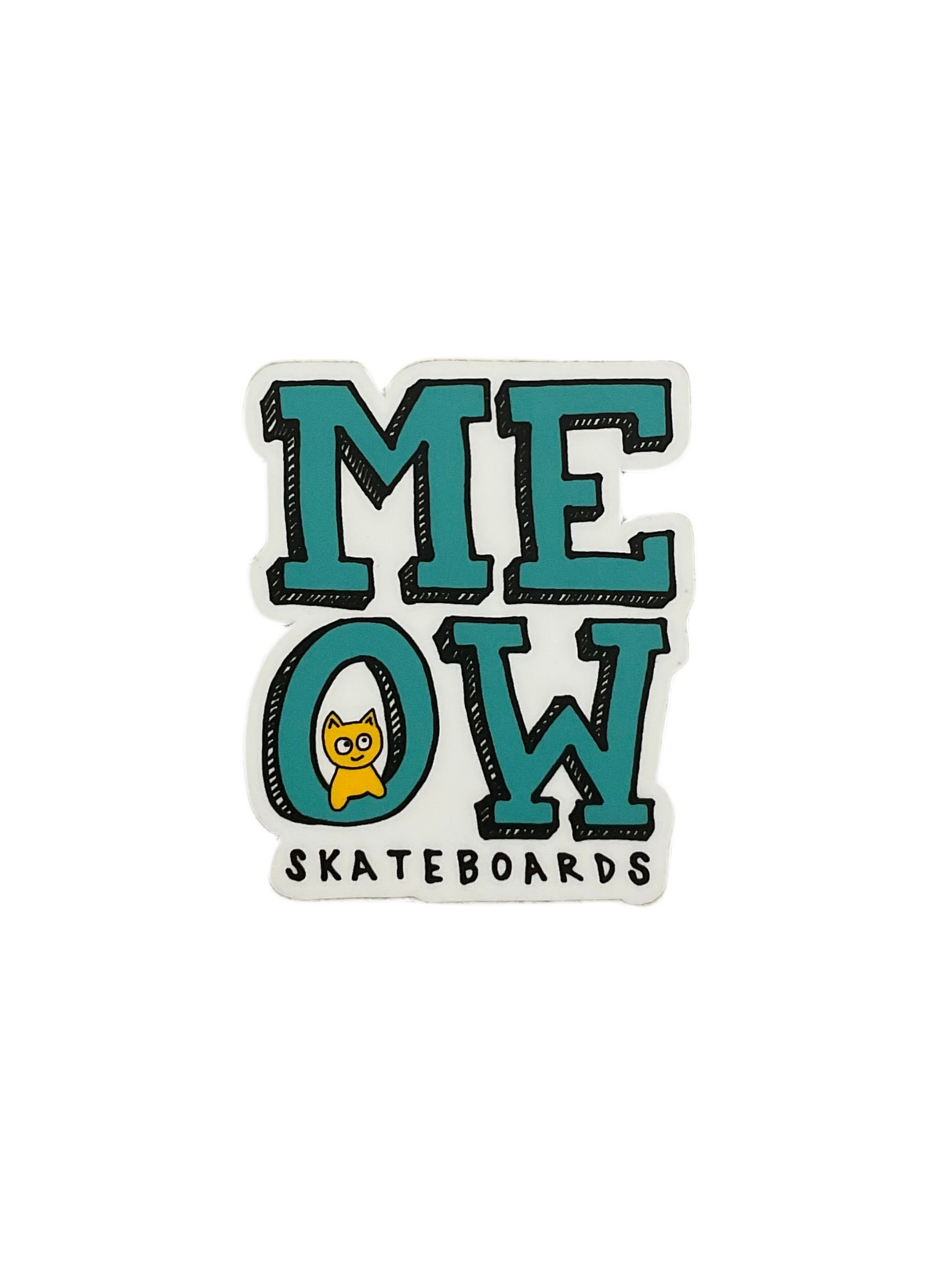 Meow Sticker Stacked