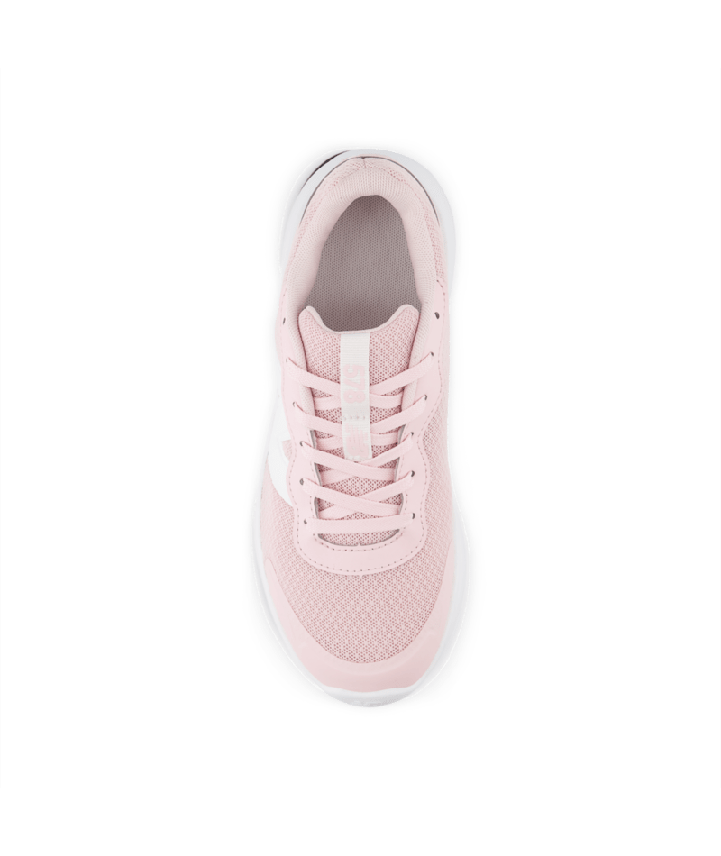 Pink sneaker on a white background