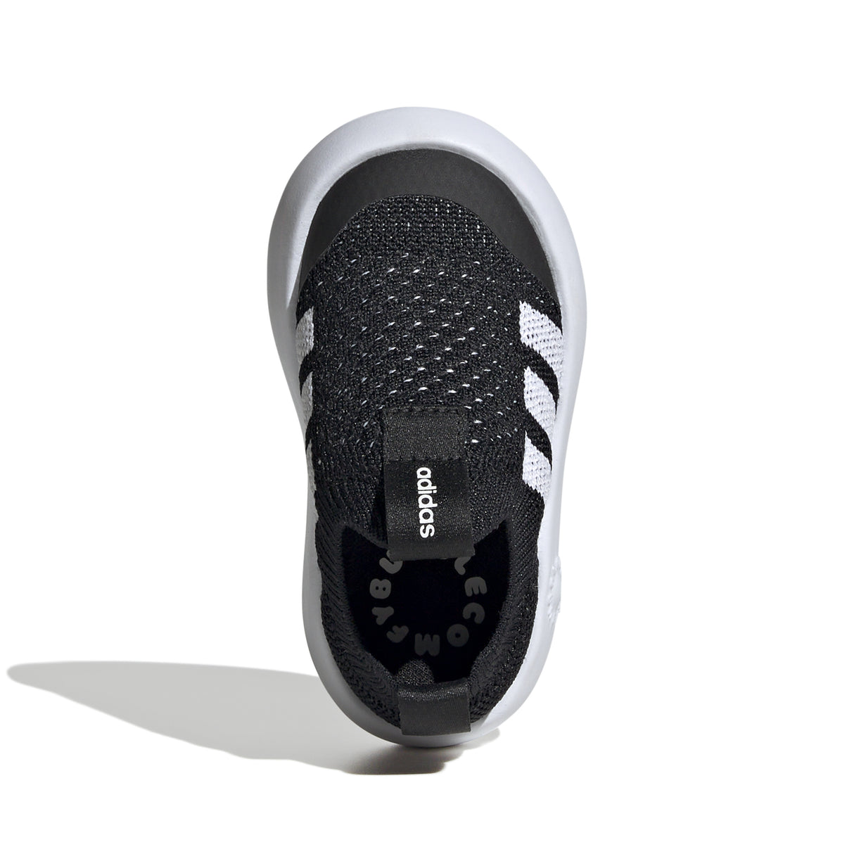 Adidas BubbleComfy I - Toddler Shoes | Black-White | Sneakers Plus