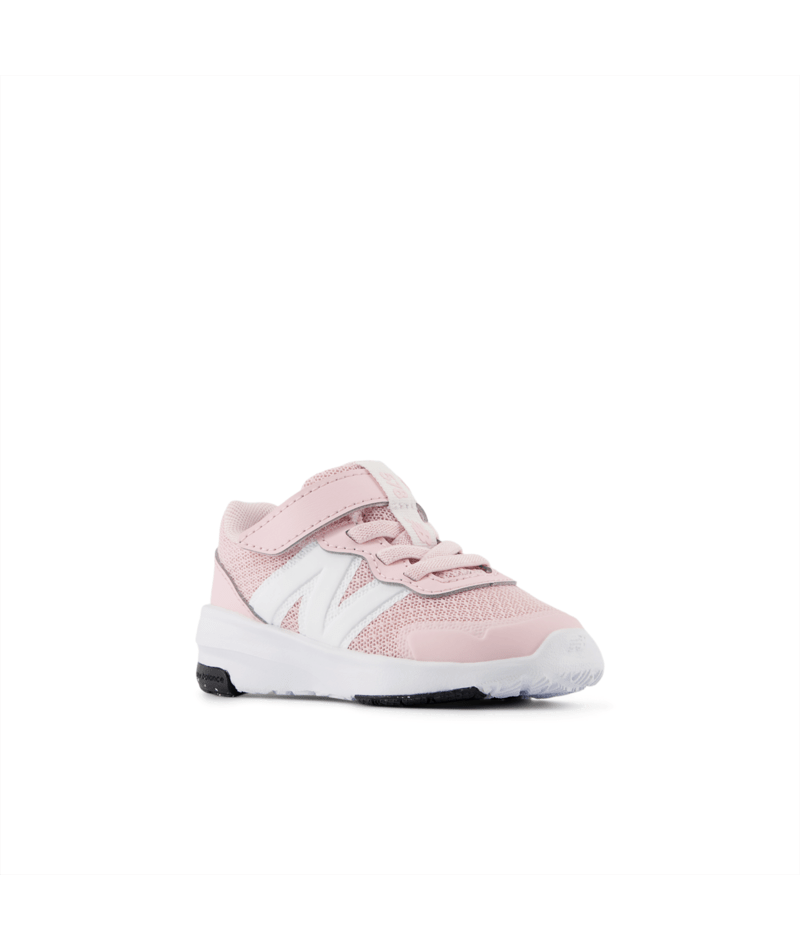 Pink and white sneaker on a white background