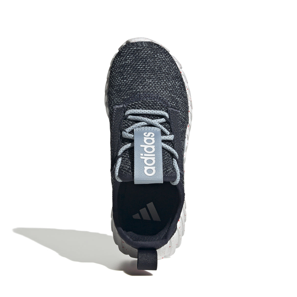 Dark gray Adidas sneaker on a white background