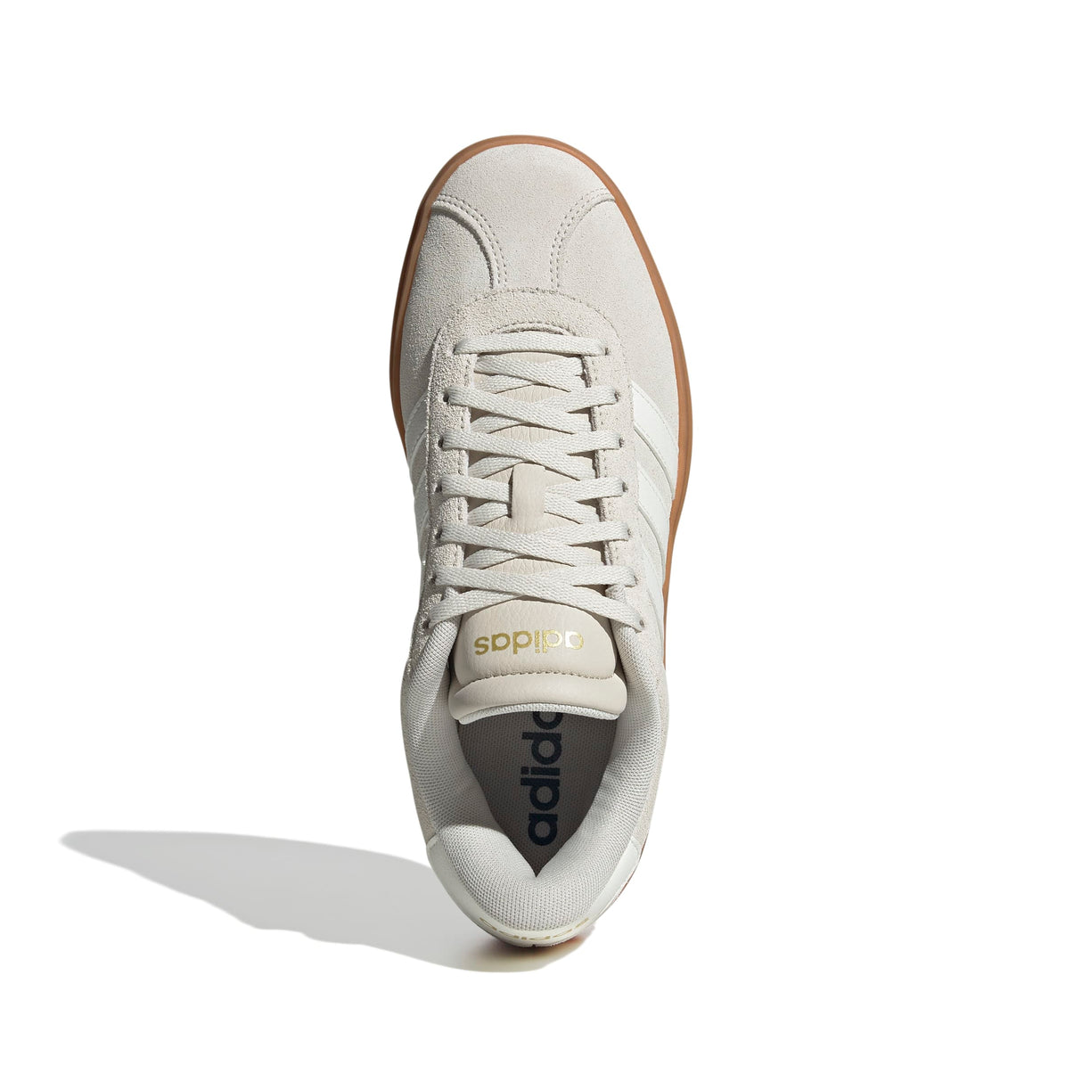 Adidas VL Court Bold - Womens Court Shoe | Aluminum - White - Gum | Sneakers Plus