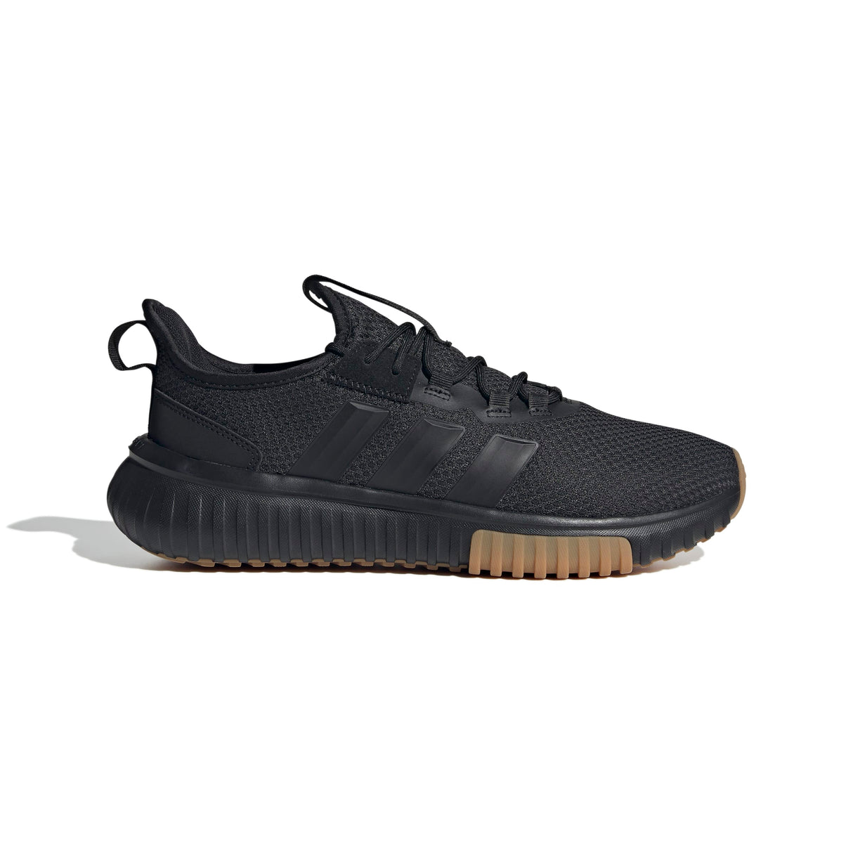 Adidas Kaptir 4.0 Wide - Mens Running Shoe | Black - Gum | Sneakers Plus