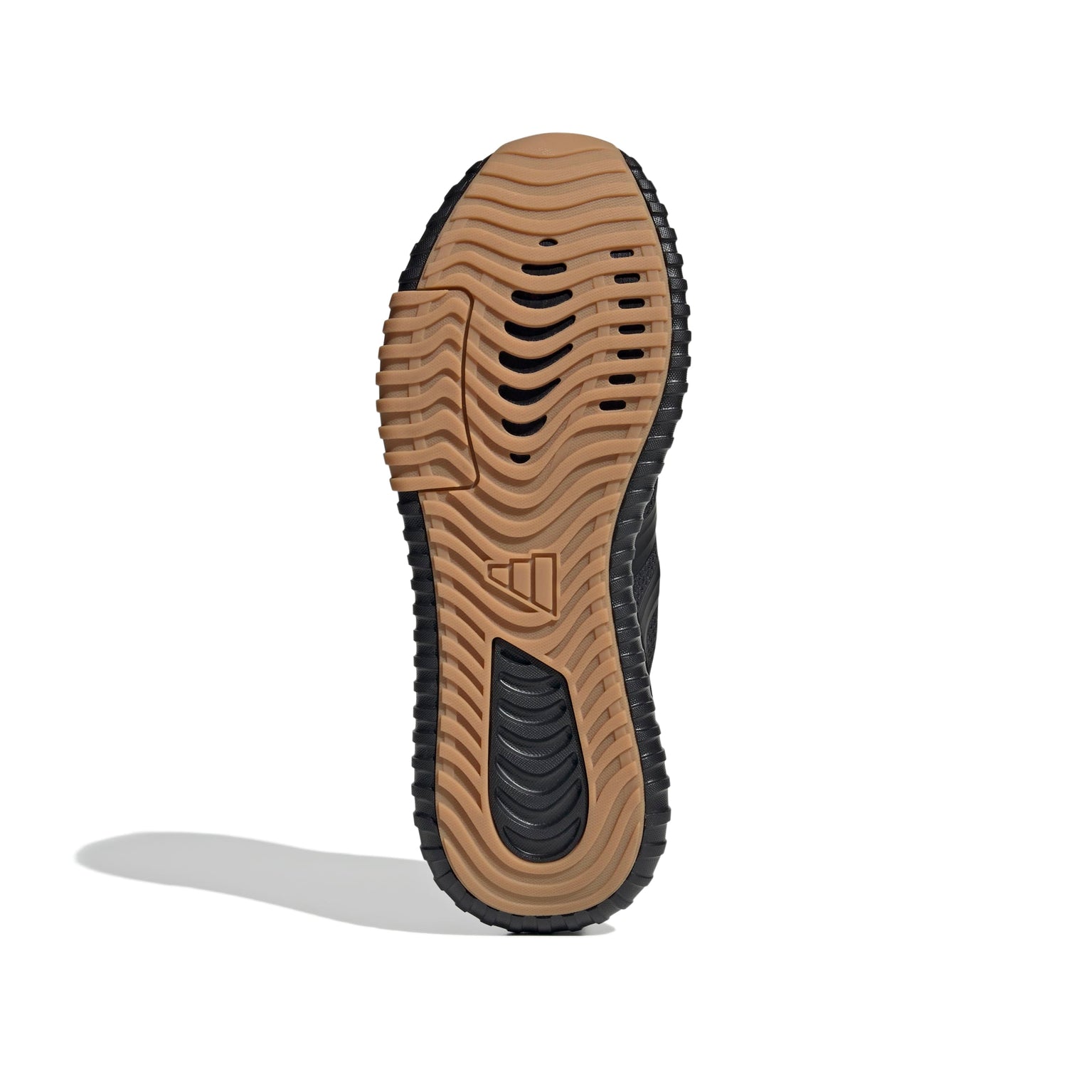 Adidas Kaptir 4.0 Wide - Mens Running Shoe | Black - Gum | Sneakers Plus