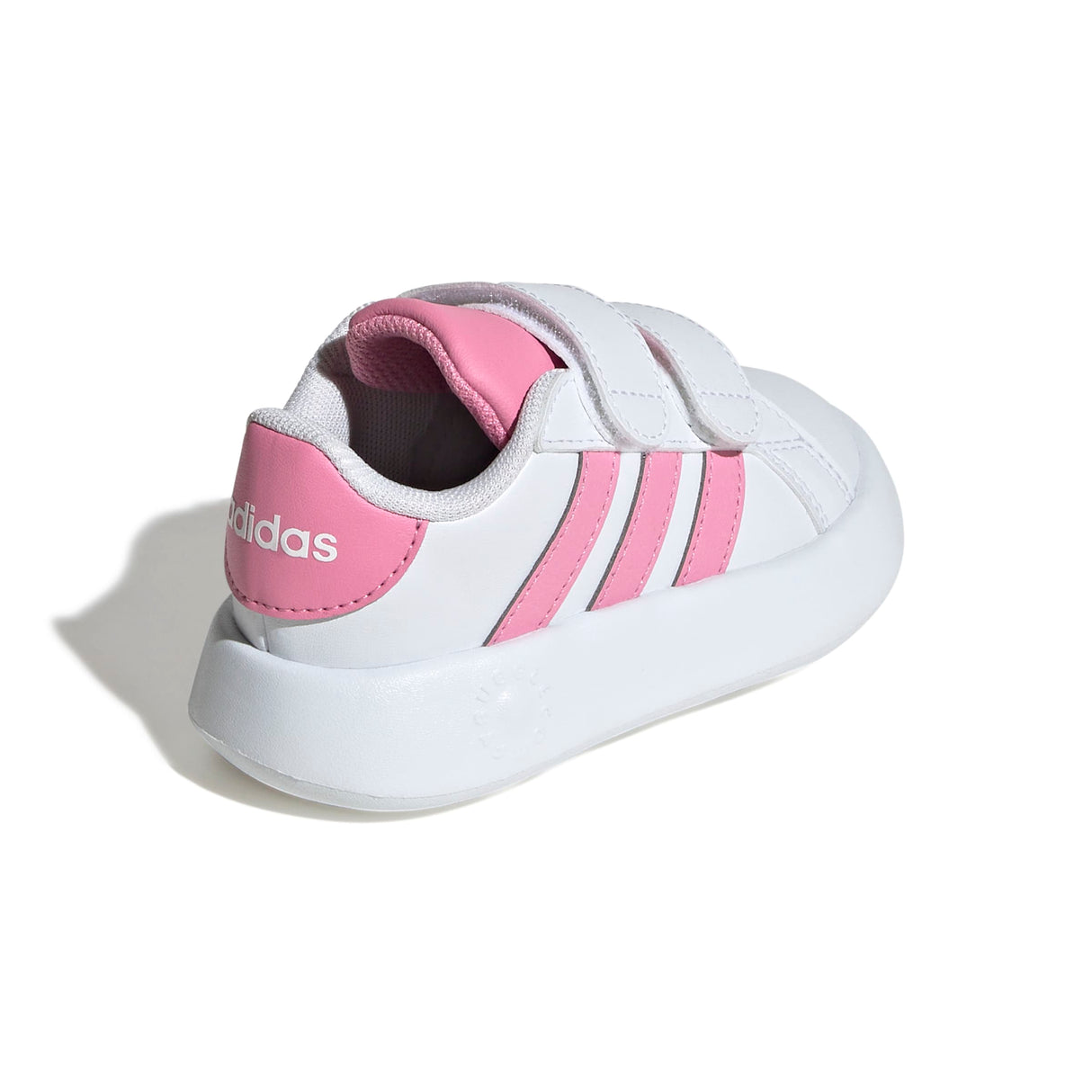 Adidas Grand Court 2.0 CF I - Toddler Shoe | White-Pink | Sneakers Plus