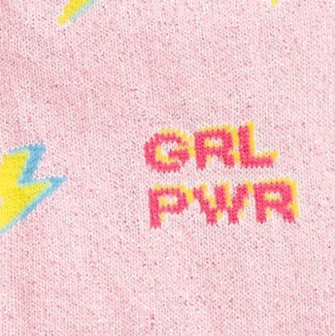 Sock It To Me Shimmer - Junior Crew Socks