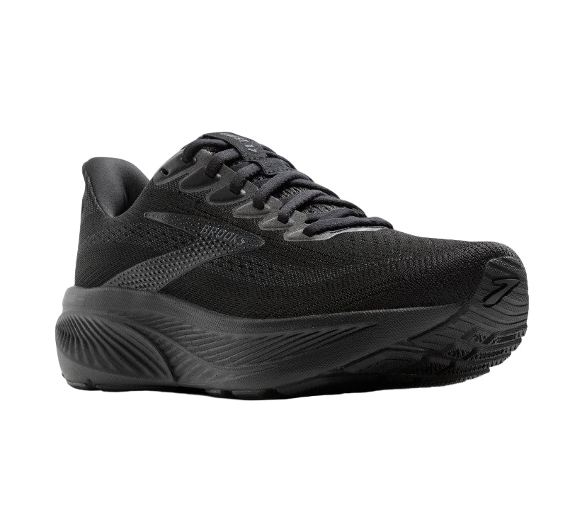 Brooks Ghost 17 - Womens  Running Shoe | Black - Black - Ebony | Sneakers Plus