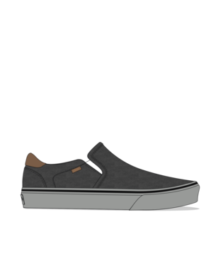 Vans Asher Deluxe - Mens Slip-On Shoe
