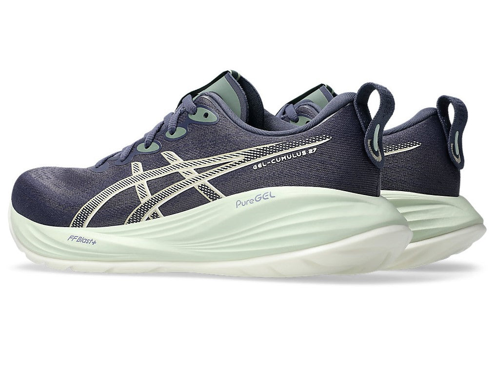 Asics Gel-Cumulus 27(Wide)(D) - Womens Running Shoe | Indigo Fog - Cream | Sneakers Plus
