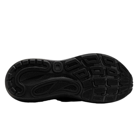 Black shoe sole on a white background