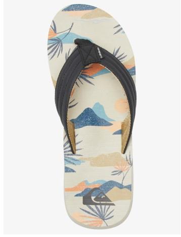 Quiksilver Carver Print - Mens Flip Flop Sandal - Sneakers Plus
