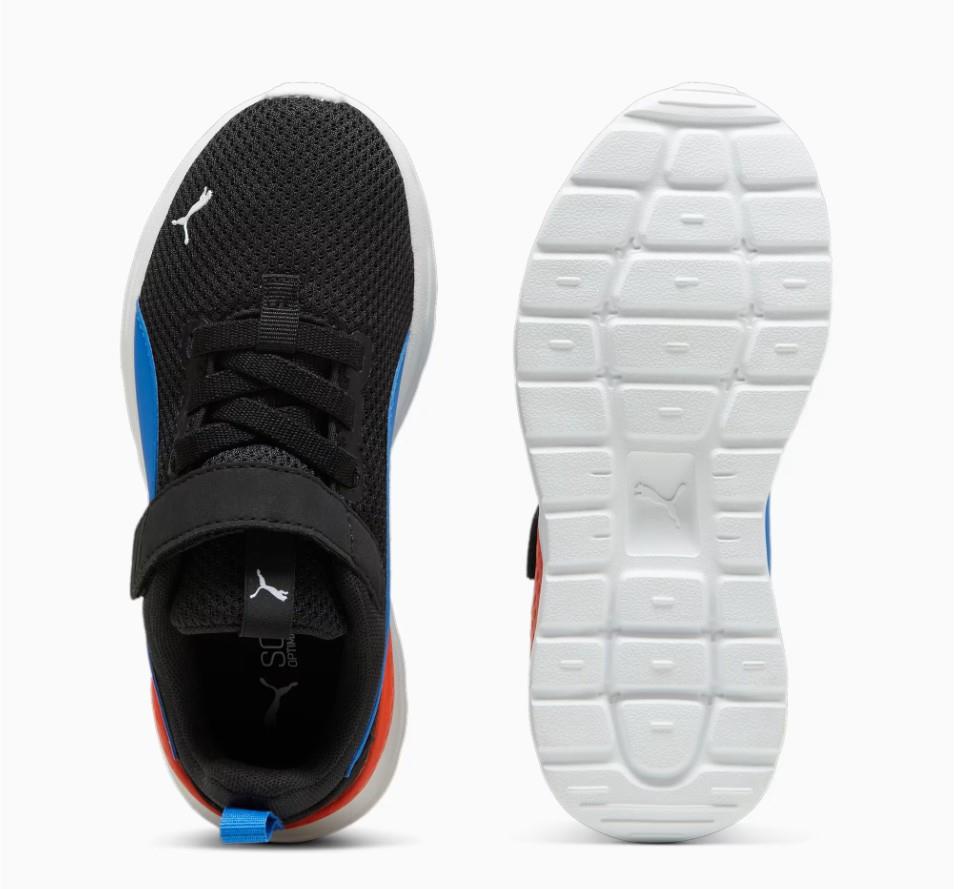 Puma Anzarun Lite - Toddler Running Shoe Black-Blue-White | Sneakers Plus
