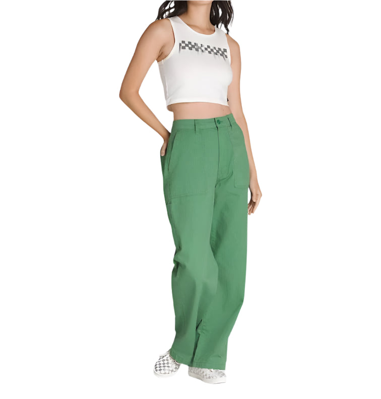 Vans Check Wash - Womens Cropped Tank | Sneakers Plus