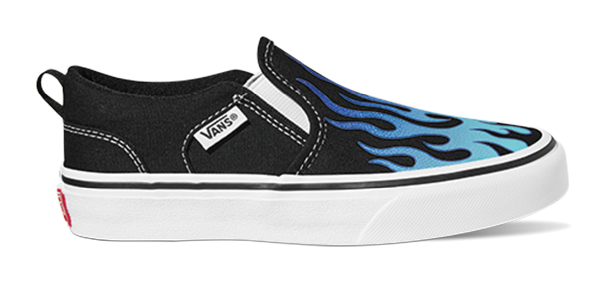 Vans Asher - Kids Slip On Shoe | Sneakers Plus