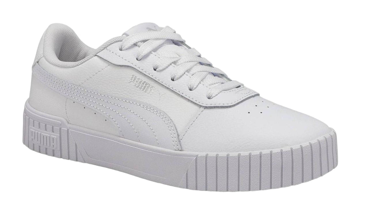 Puma Carina 2.0 - Womens Sneaker White-Silver | Sneakers Plus