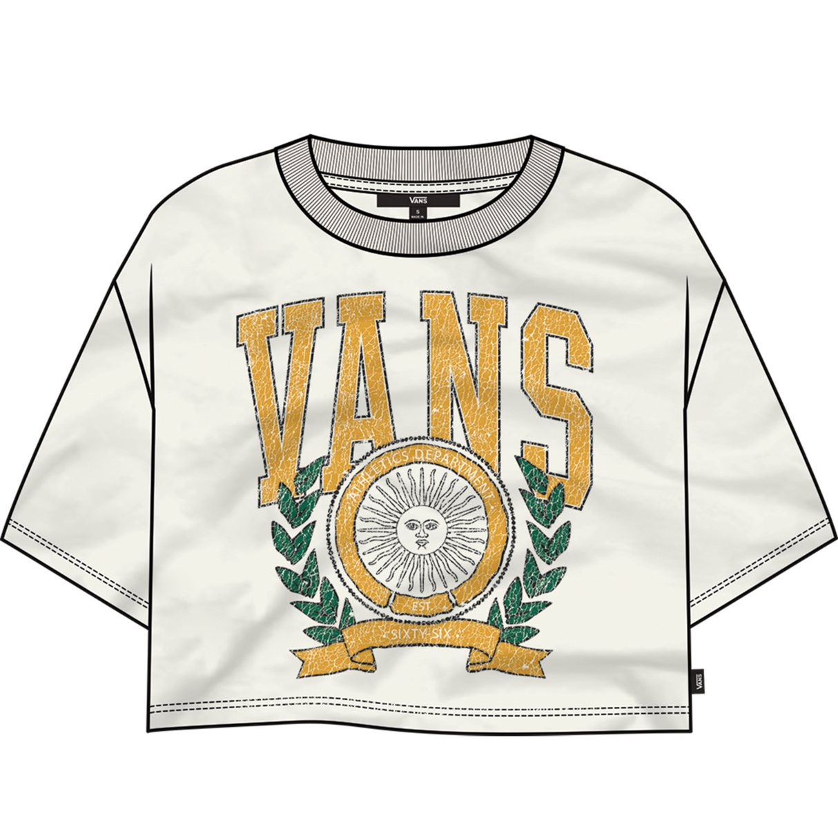 Vans First Team Relax Crop - Womens Short Sleeve Tee | Sneakers Plus
