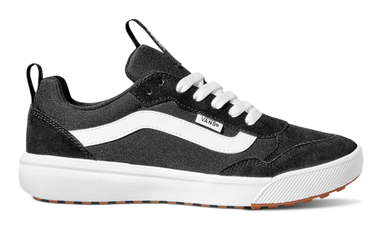 Vans Range EXP - Womens Casual Shoes | Black-White | Sneakers Plus