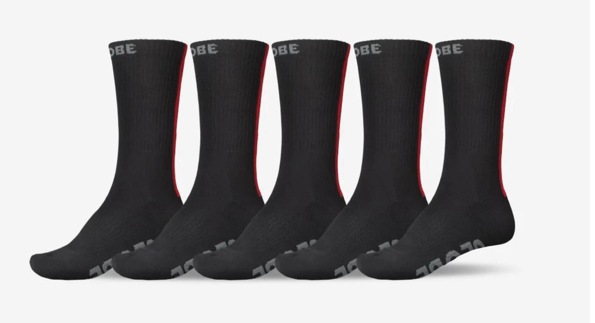 GLOBE Stripe Hi Crew - Mens Socks