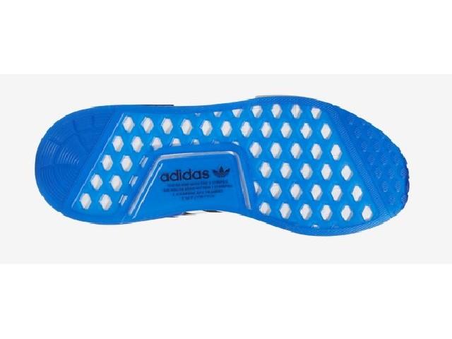 Adidas NMD R1 PrimeBlue Mens Shoes Black-Blue | Sneakers Plus