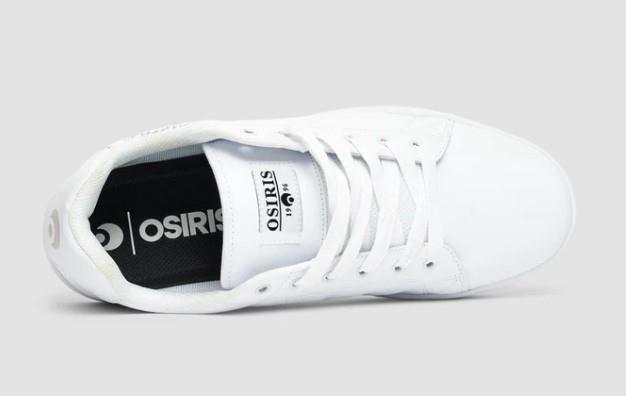 Osiris Troma Icon Mens Skate Shoe White-Light Grey | Sneakers Plus
