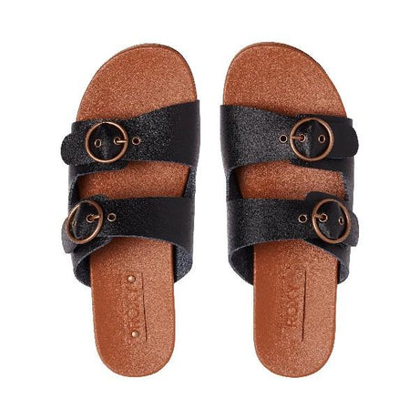 Roxy Neena Buckle Sandals Womens Black | Sneakers Plus
