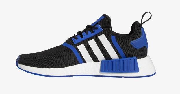 Adidas NMD R1 PrimeBlue Mens Shoes Black-Blue | Sneakers Plus