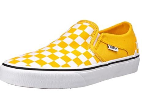 Vans Asher Womens Slip On Shoes Freesia-White | Sneakers Plus