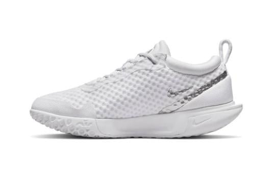 NIke Court Zoom Pro -Womens Court Shoe Metallic-White-Silver | Sneakers Plus