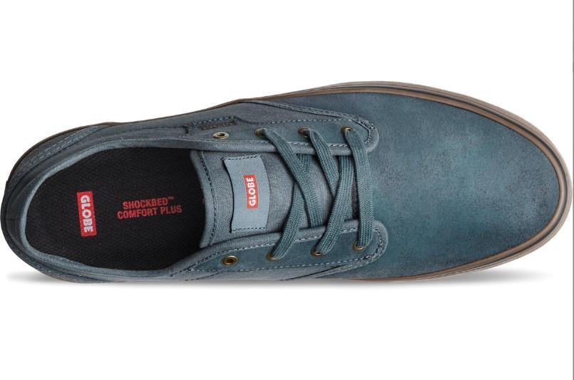 Globe Motley II - Mens Skate Shoes Dark Shadow-Gum