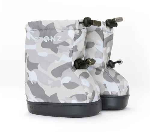 Stonz Toddler Booties White-Grey Camo | Sneakers Plus