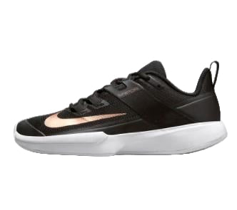 Nike Womens Court Shoes Vapor Lite HC Black-Red Bronze | Sneakers Plus