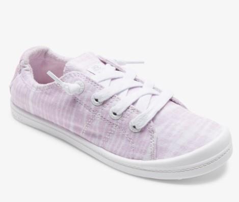 Roxy Bayshore IV - Girls Slip On Shoes Sheer Lilac | Sneakers Plus