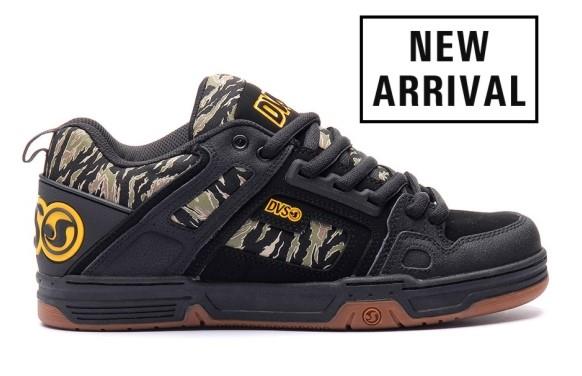 DVS Comanche Mens Skate Shoe Black-Jungle-Camo | Sneakers Plus