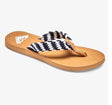 Roxy Porto III - Womens FlipFlop Sandal Navy-White | Sneakers Plus