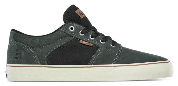 Etnies Barge LS - Mens Skate Shoes Green-Black | Sneakers Plus