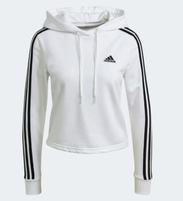 Adidas Essentials - Womens Crop Hoodie | Sneakers Plus
