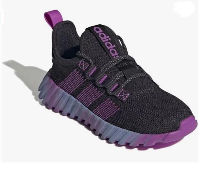 Adidas Kaptir Flow - Kids Running Shoe Black-Purple-Blue | Sneakers Plus