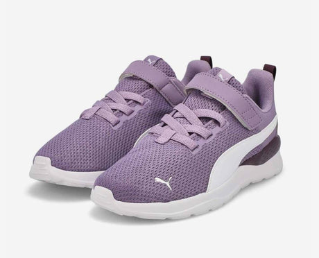 Puma Anzarun Lite - Kids Running Shoe Plum-White | Sneakers Plus