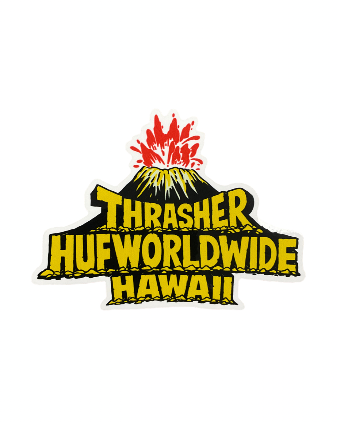 Huf Meltdown - Medium Sticker