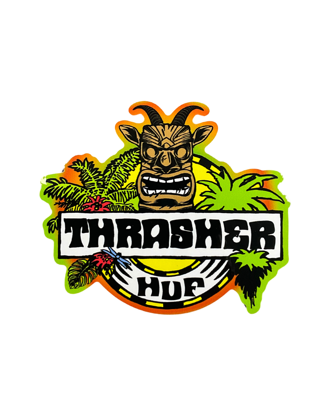 Huf X Thrasher - Medium Sticker
