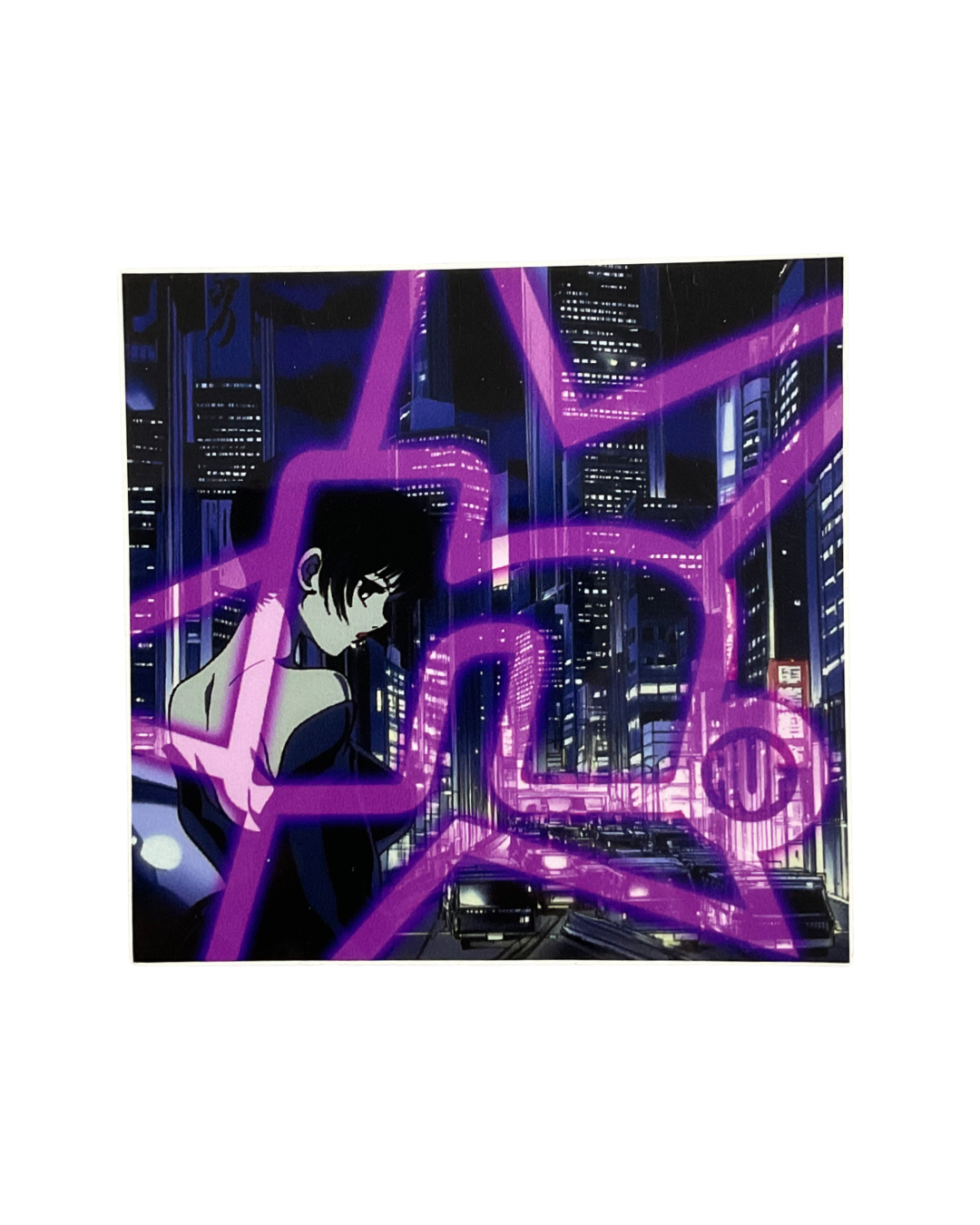 Huf Cyberpunk - Medium Sticker