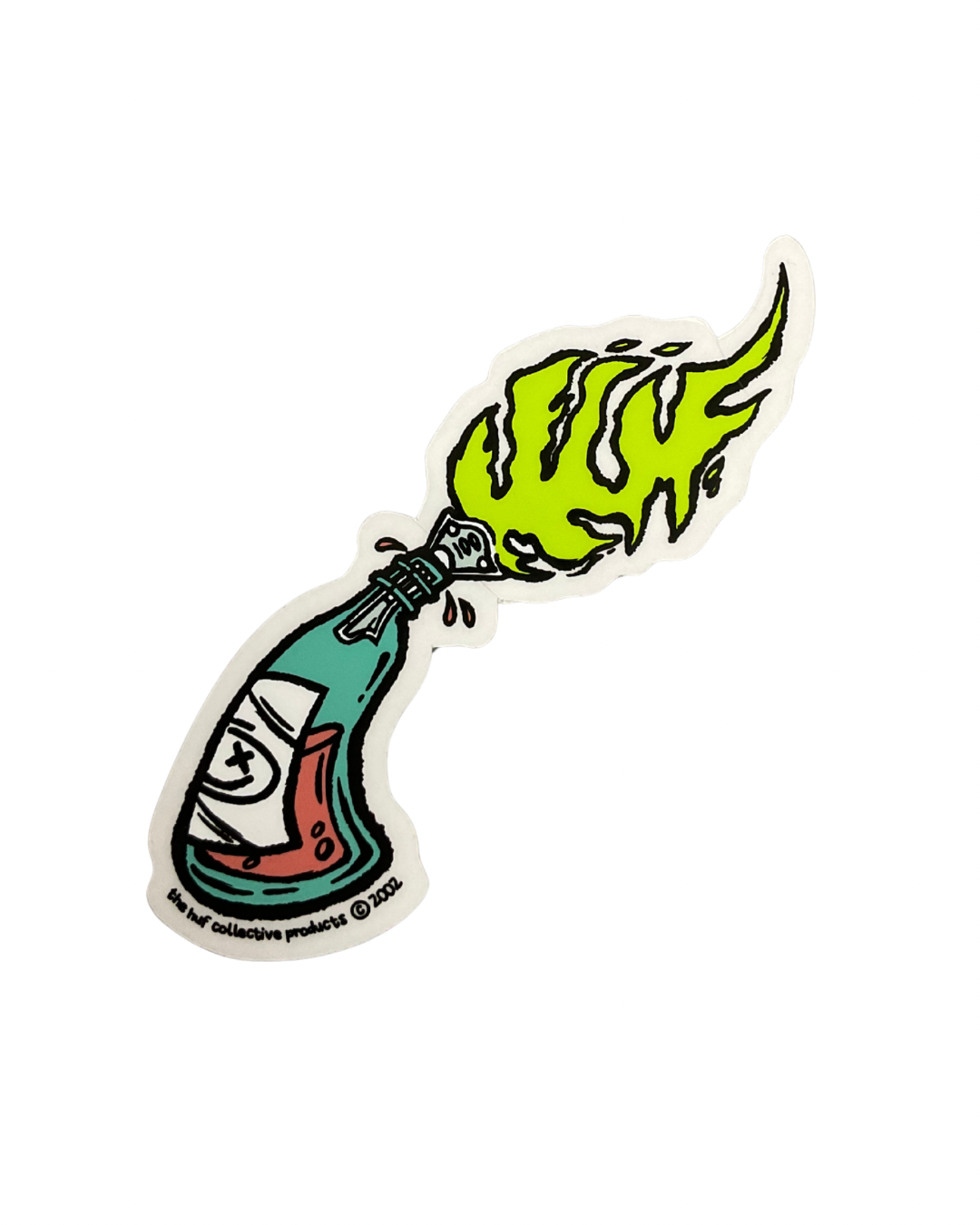 Huf Fire Starter - Medium Sticker