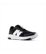 Black and white sneaker on a white background