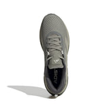 Gray Adidas running shoe on a white background
