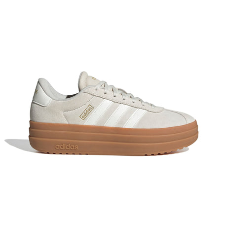 Adidas VL Court Bold - Womens Court Shoe | Aluminum - White - Gum | Sneakers Plus