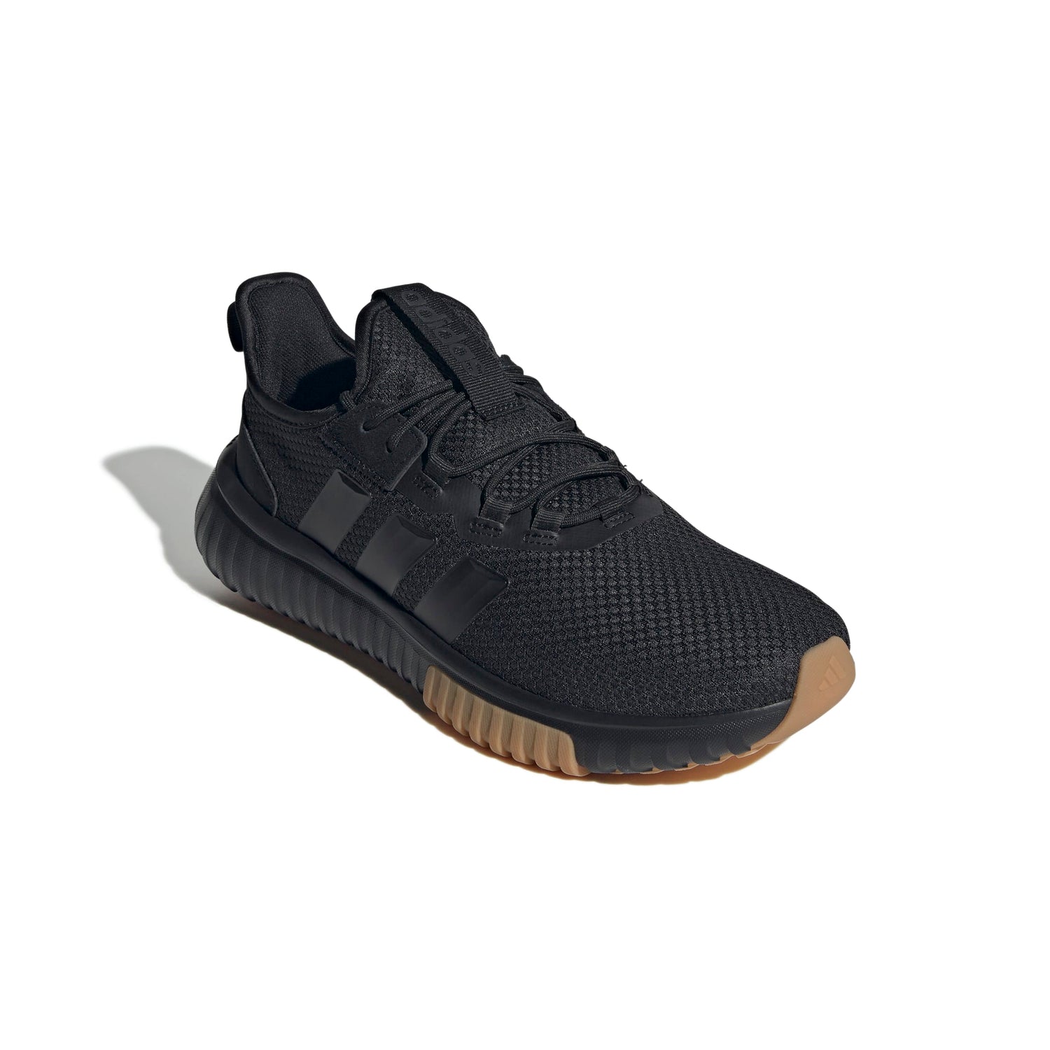 Adidas Kaptir 4.0 Wide - Mens Running Shoe | Black - Gum | Sneakers Plus