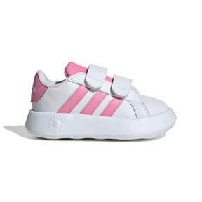 Adidas Grand Court 2.0 CF I - Toddler Shoe | White-Pink | Sneakers Plus