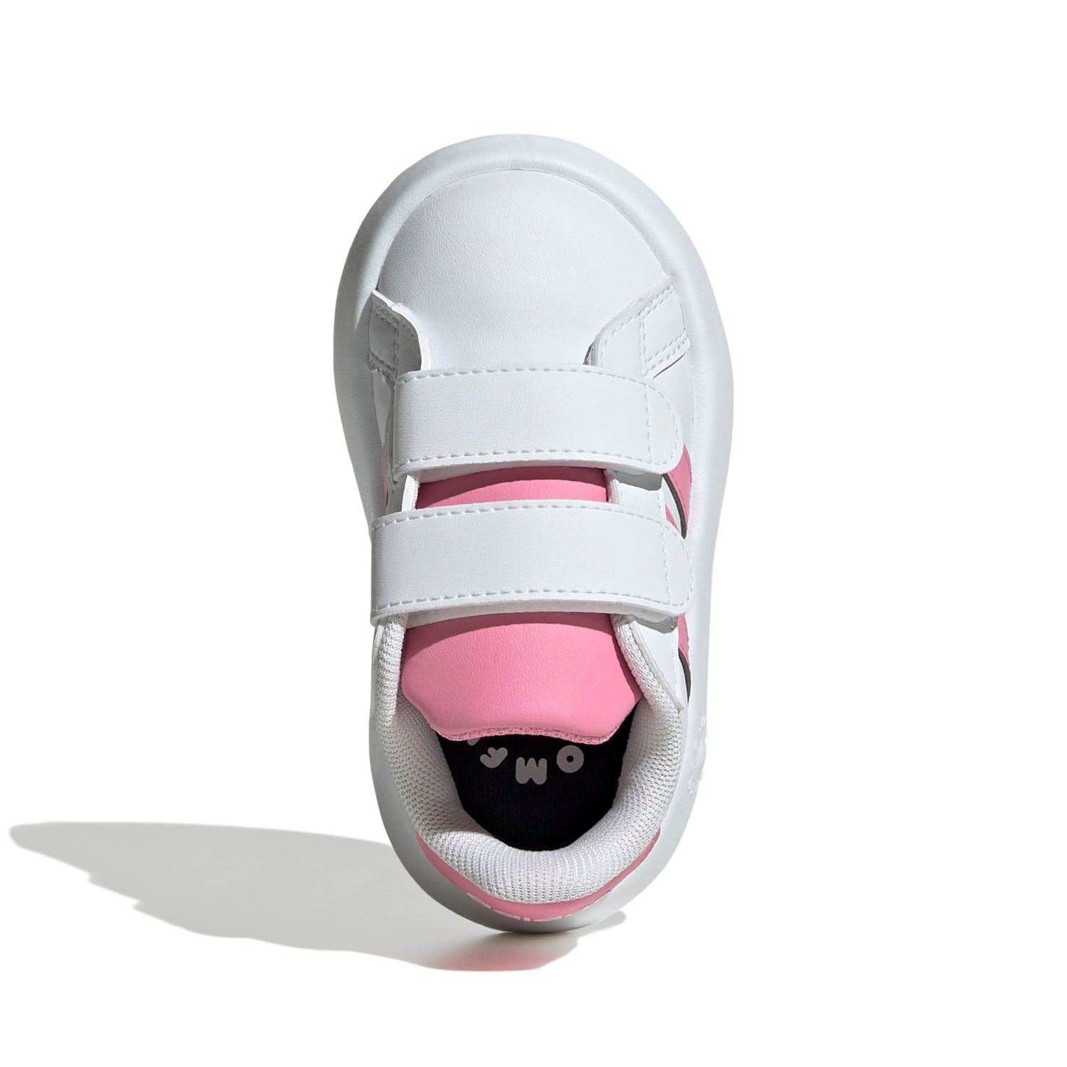 Adidas Grand Court 2.0 CF I - Toddler Shoe | White-Pink | Sneakers Plus