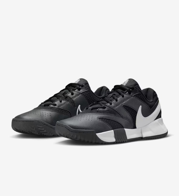Nike Court Lite 4 - Mens Court Shoes | White - Black | Sneakers Plus